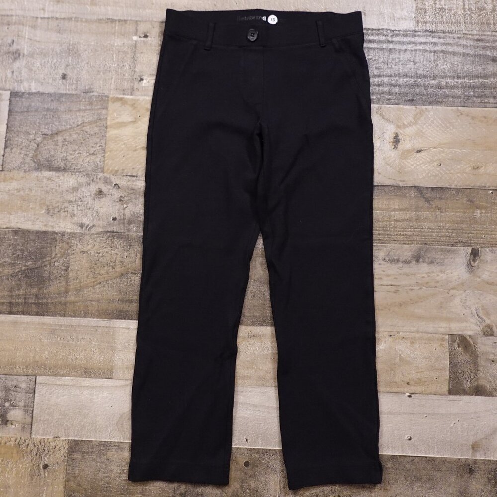 Betabrand dress pant yoga pant capri women's‎ extra small black